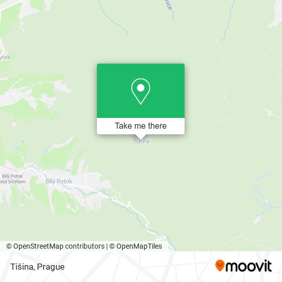 Карта Tišina