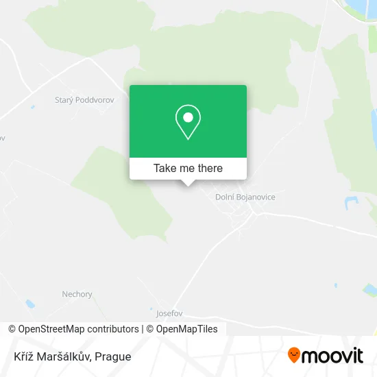 Kříž Maršálkův map