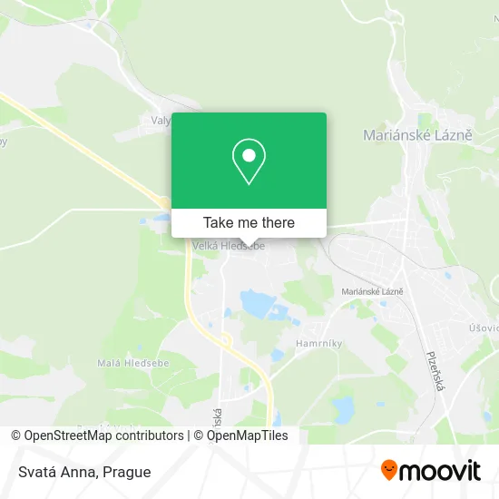 Карта Svatá Anna