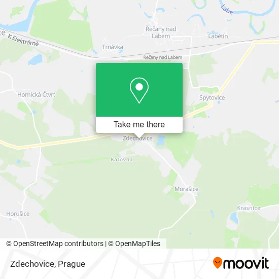 Карта Zdechovice