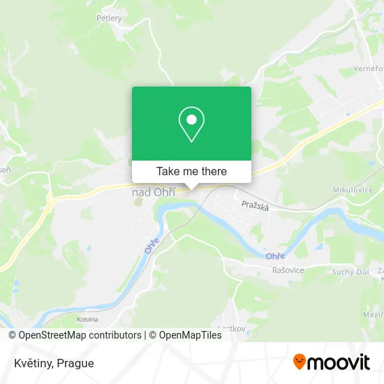 Květiny map
