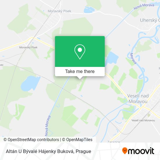 Altán U Bývalé Hájenky Buková map