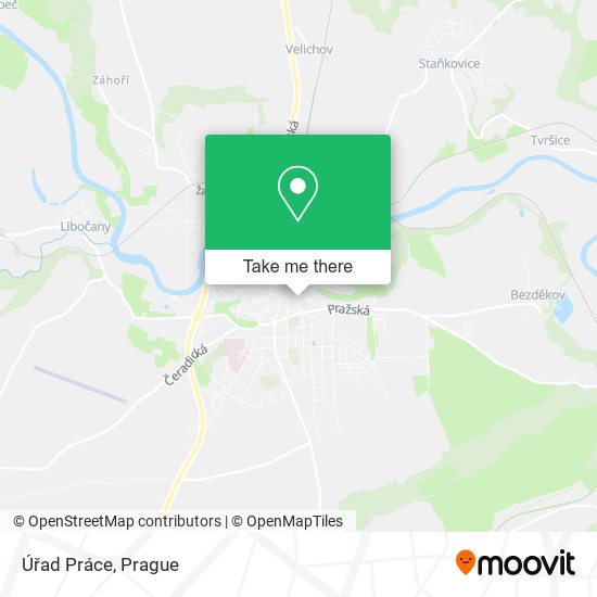 Карта Úřad Práce