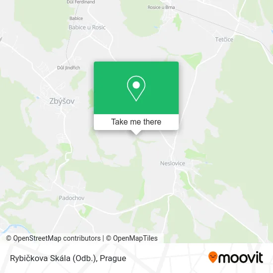 Карта Rybičkova Skála (Odb.)