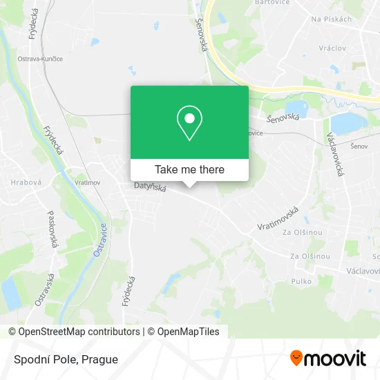 Карта Spodní Pole
