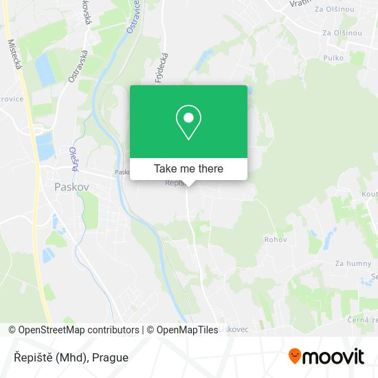 Řepiště (Mhd) map