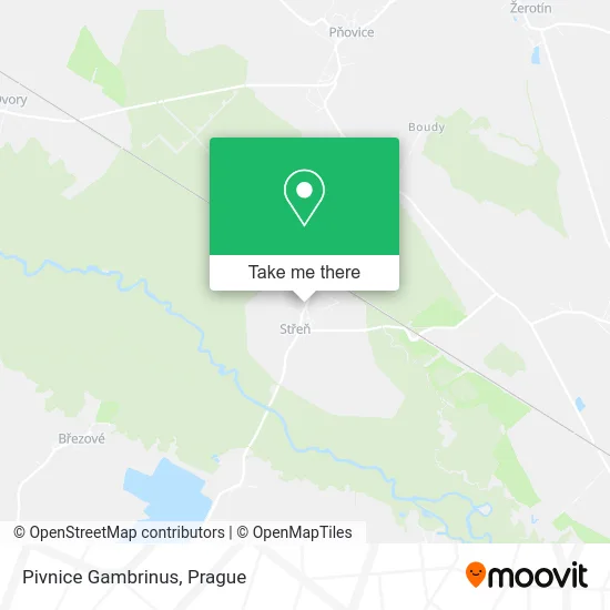 Карта Pivnice Gambrinus