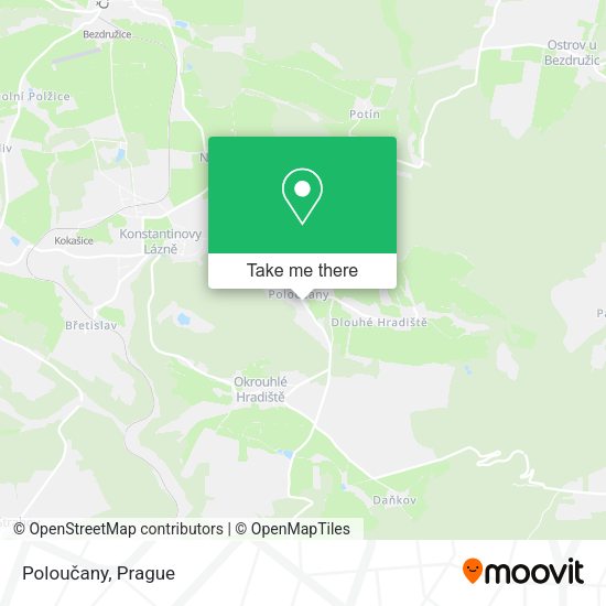 Карта Poloučany