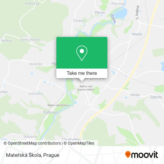 Mateřská Škola map