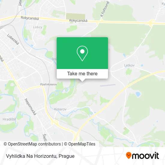 Карта Vyhlídka Na Horizontu