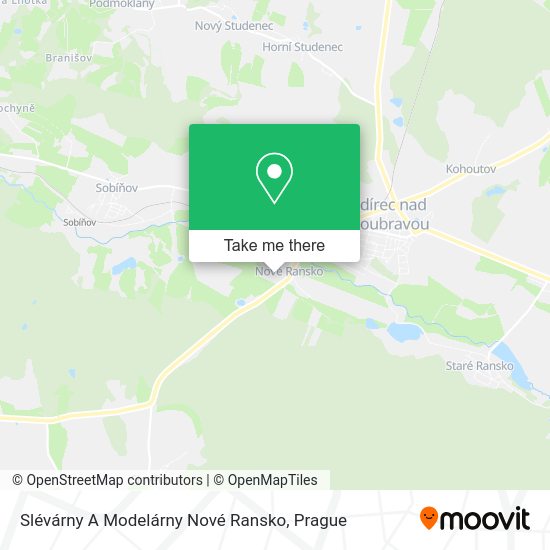 Slévárny A Modelárny Nové Ransko map