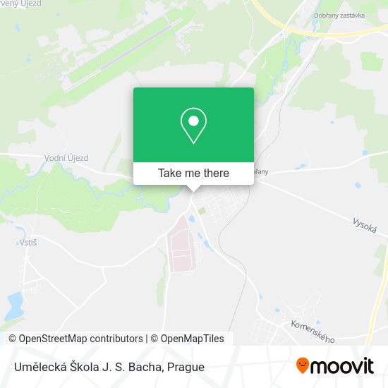 Umělecká Škola J. S. Bacha map