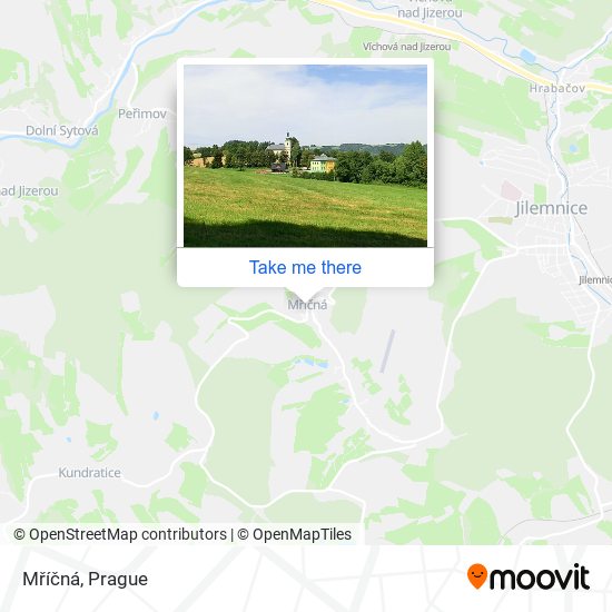 Mříčná map