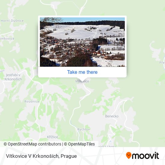 Vítkovice V Krkonoších map