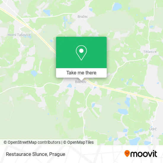 Карта Restaurace Slunce