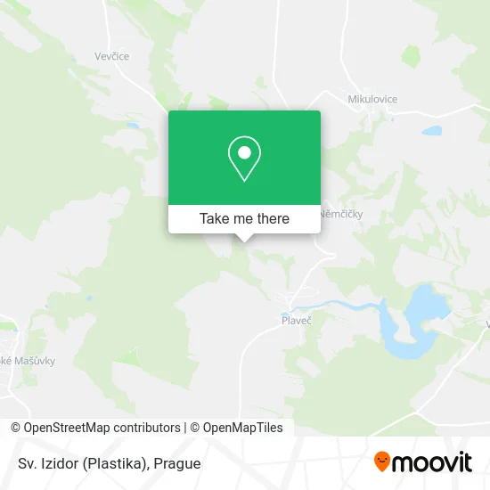 Карта Sv. Izidor (Plastika)