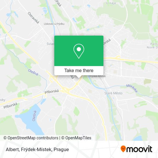 Albert, Frýdek-Místek map
