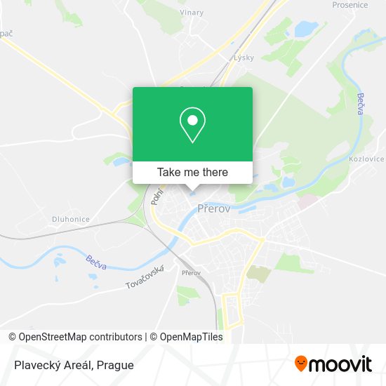 Plavecký Areál map