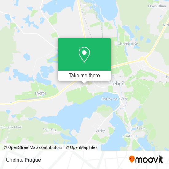 Карта Uhelna