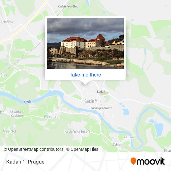 Kadaň 1 map