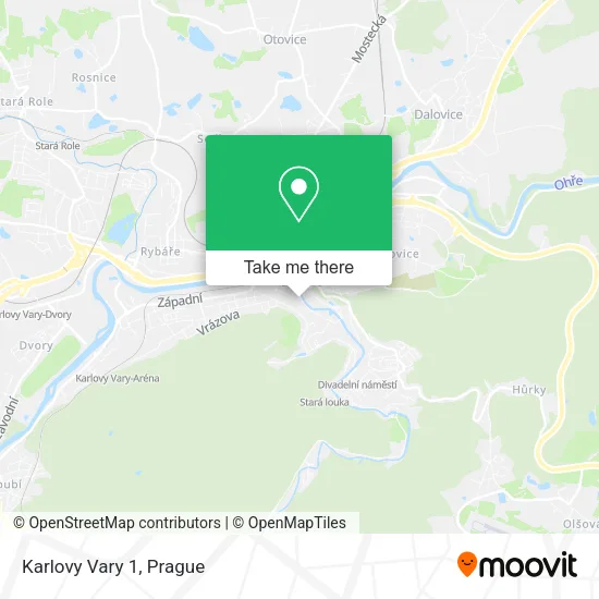 Карта Karlovy Vary 1