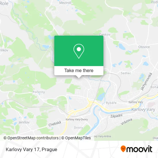 Карта Karlovy Vary 17