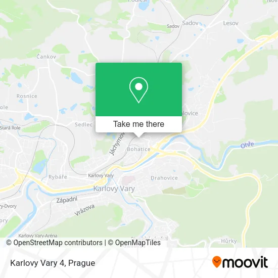 Карта Karlovy Vary 4