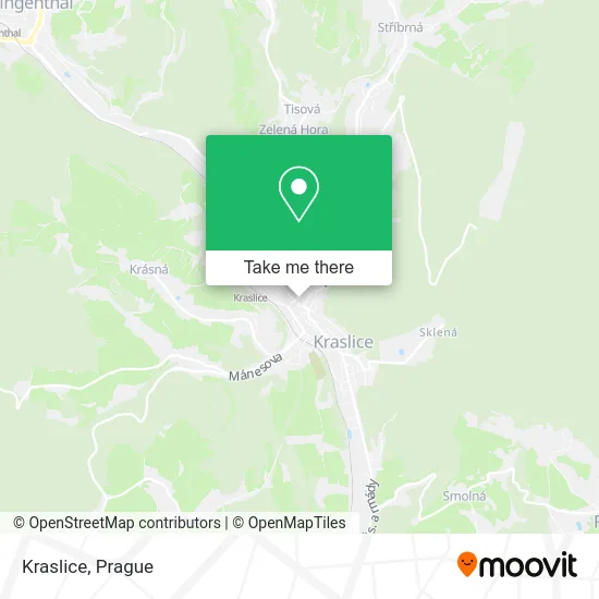 Карта Kraslice