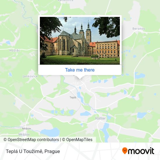 Teplá U Toužimě map