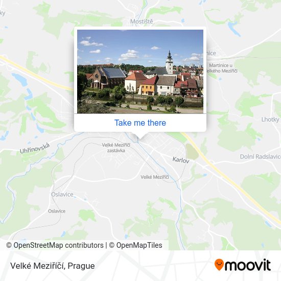 Velké Meziříčí map