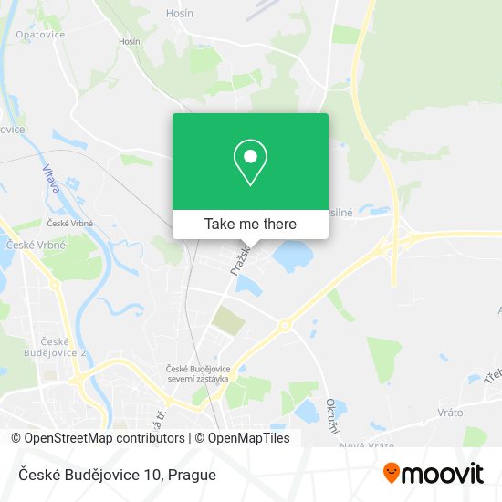 České Budějovice 10 map