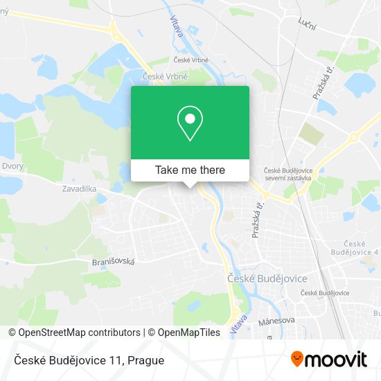 České Budějovice 11 map