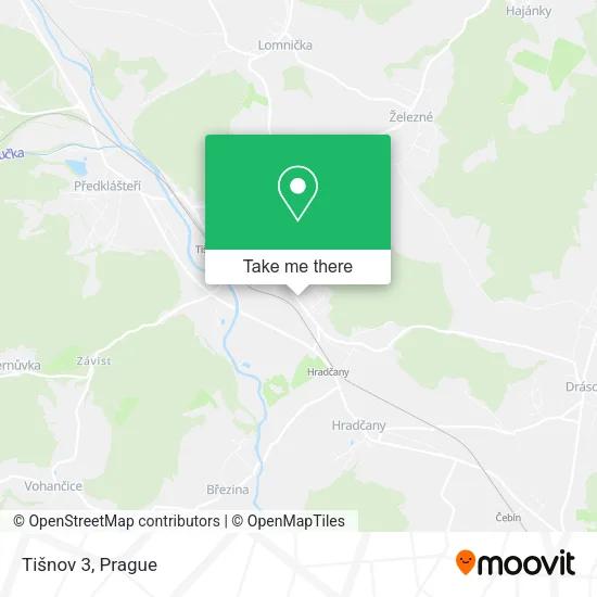 Карта Tišnov 3