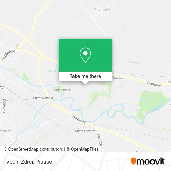 Карта Vodni Zdroj