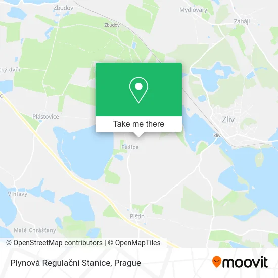 Карта Plynová Regulační Stanice