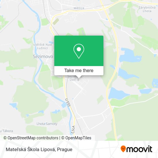 Mateřská Škola Lipová map