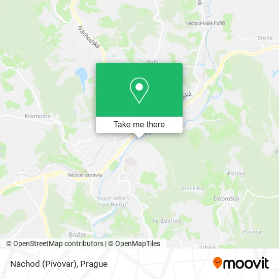 Карта Náchod (Pivovar)