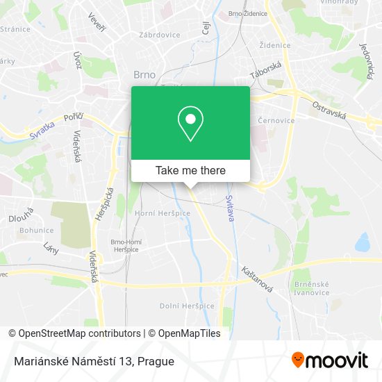Mariánské Náměstí 13 map