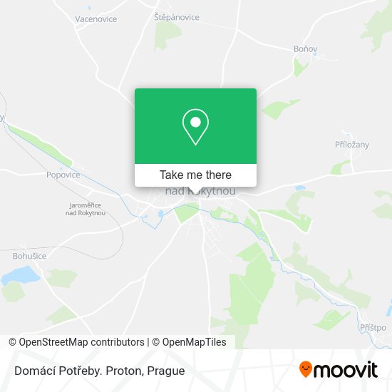 Domácí Potřeby. Proton map