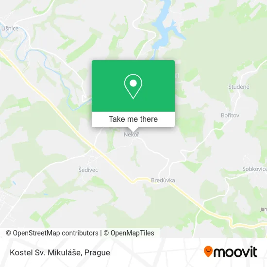 Карта Kostel Sv. Mikuláše