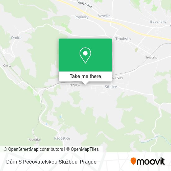Dům S Pečovatelskou Službou map