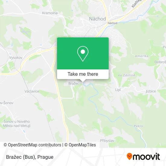 Карта Bražec (Bus)