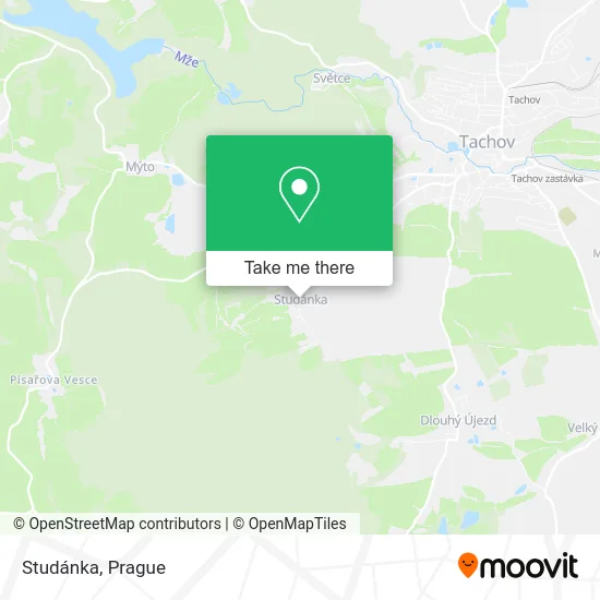 Карта Studánka