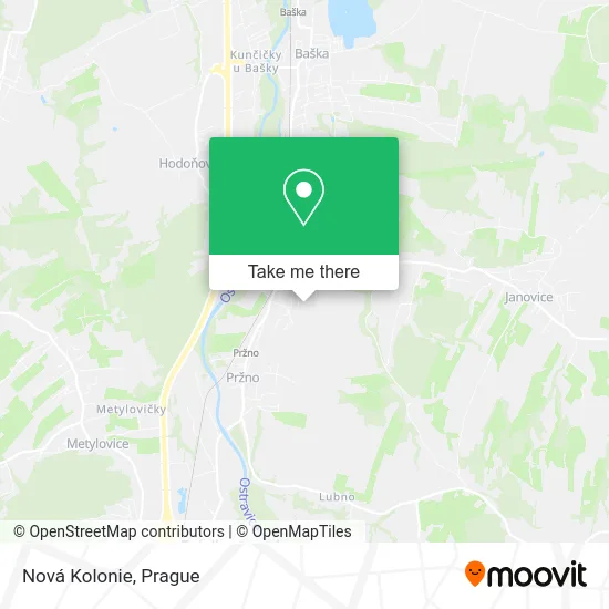 Карта Nová Kolonie