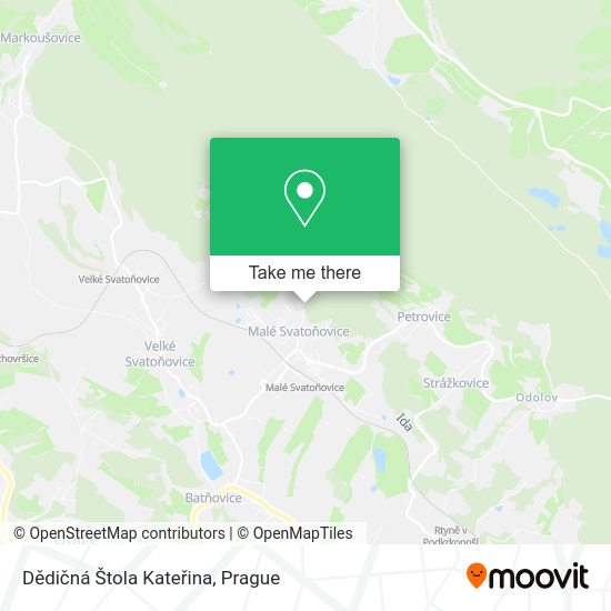 Dědičná Štola Kateřina map