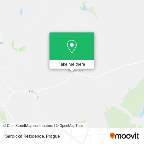 Šardická Rezidence map