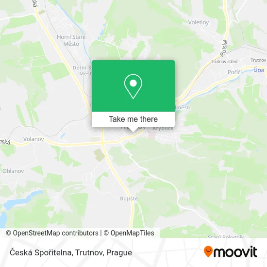 Карта Česká Spořitelna, Trutnov