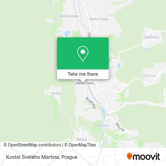 Kostel Svatého Martina map