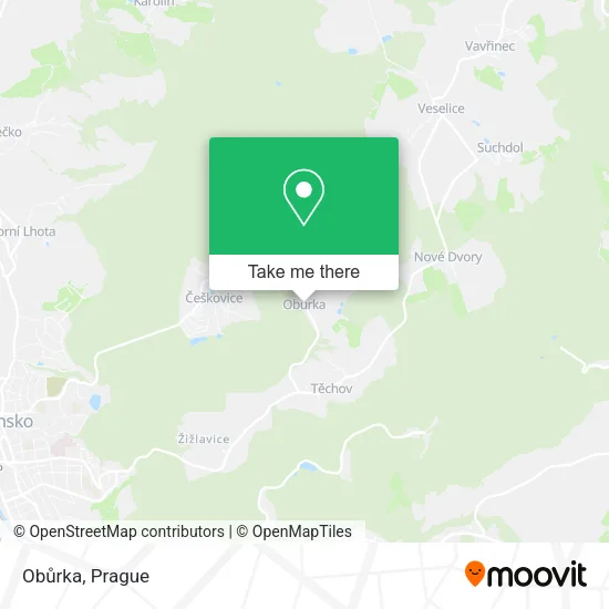 Карта Obůrka