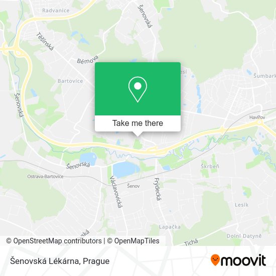 Šenovská Lékárna map